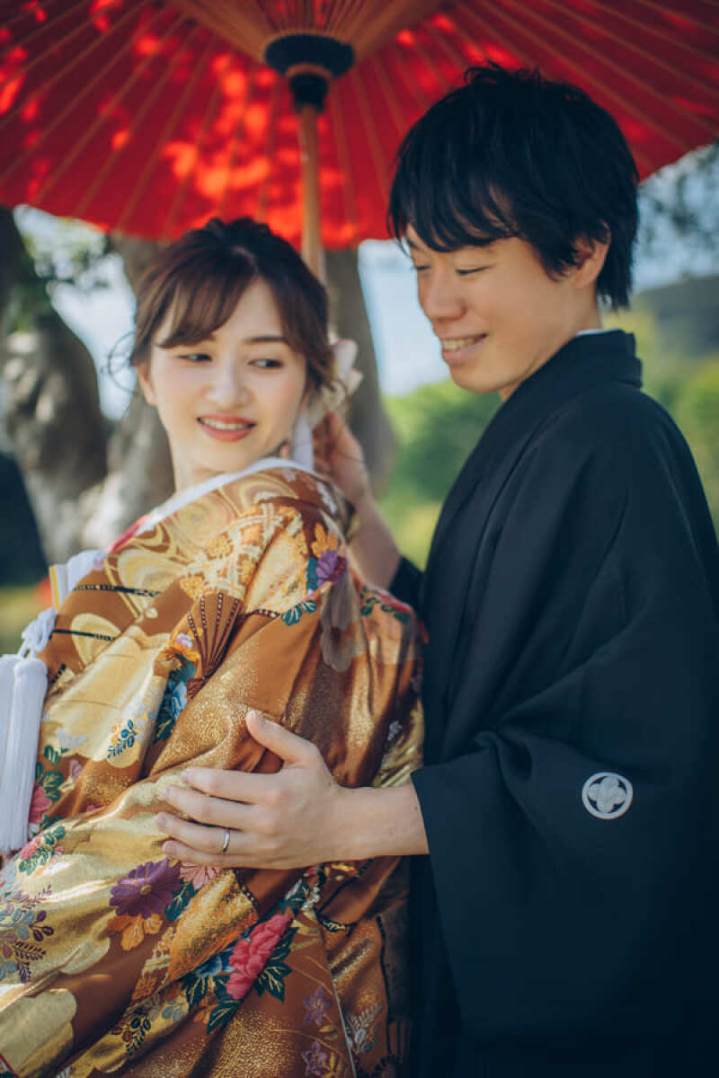 おふたりの寄り写真も忘れずに♪