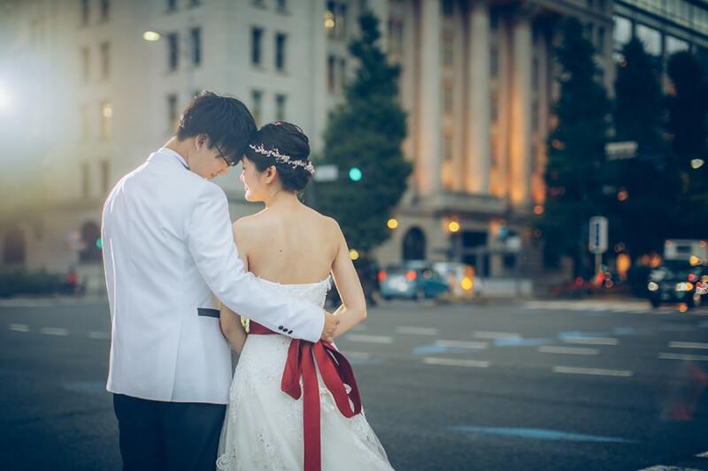 おでこをくっつけながら