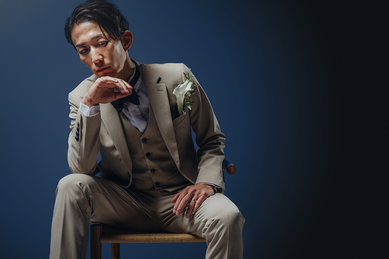 ご新郎様のソロショット