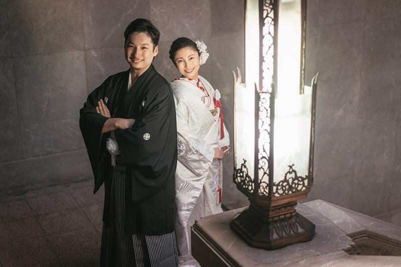 会場のライトを利用して陰影のある写真を