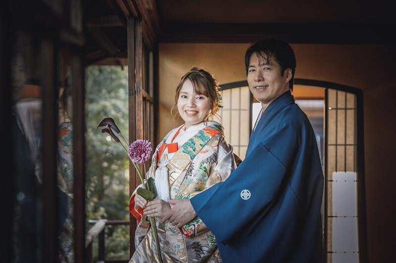 お持込みのお花と一緒に