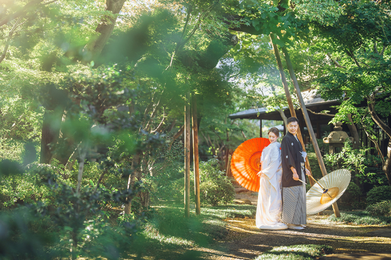 お庭の緑もたっぷり