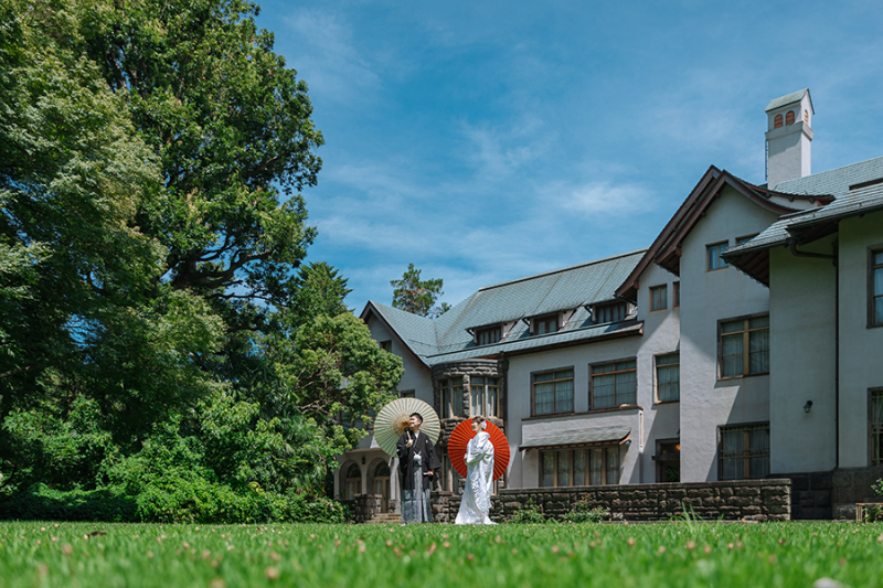 お庭の自然もたっぷり