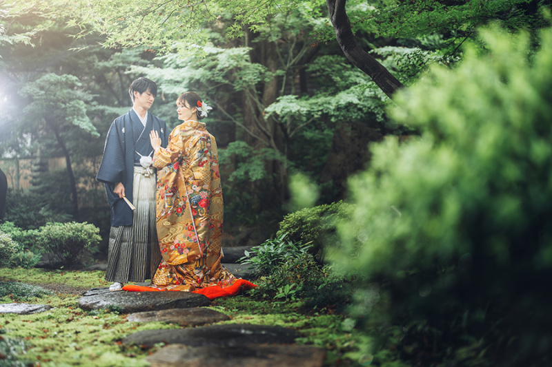 お庭の緑もたっぷり