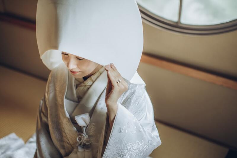 綿帽子を使ったカットも