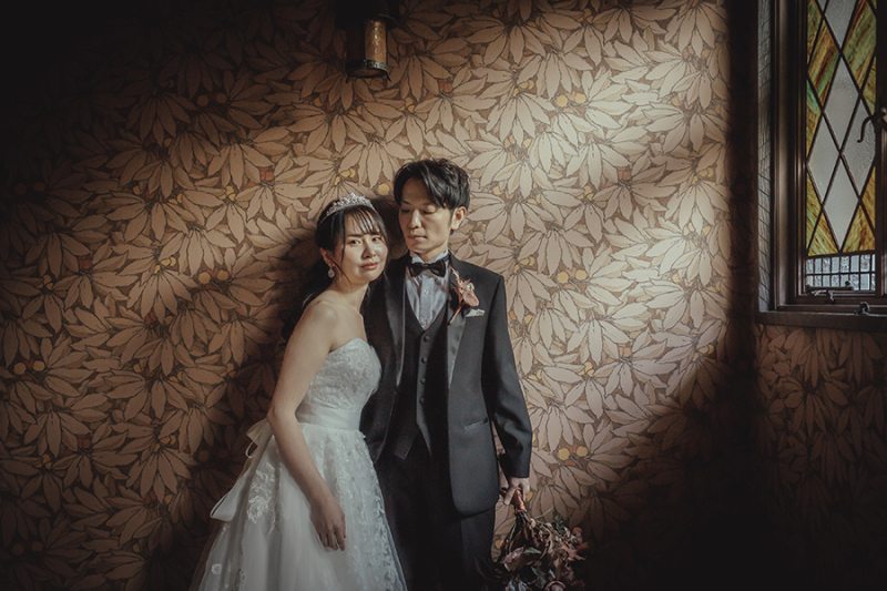 窓際で自然を活かして