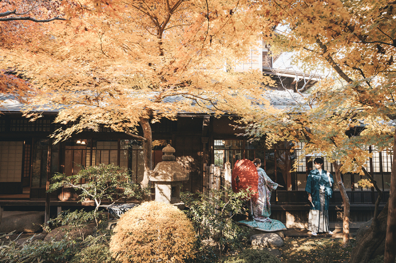 お庭の自然もたっぷり