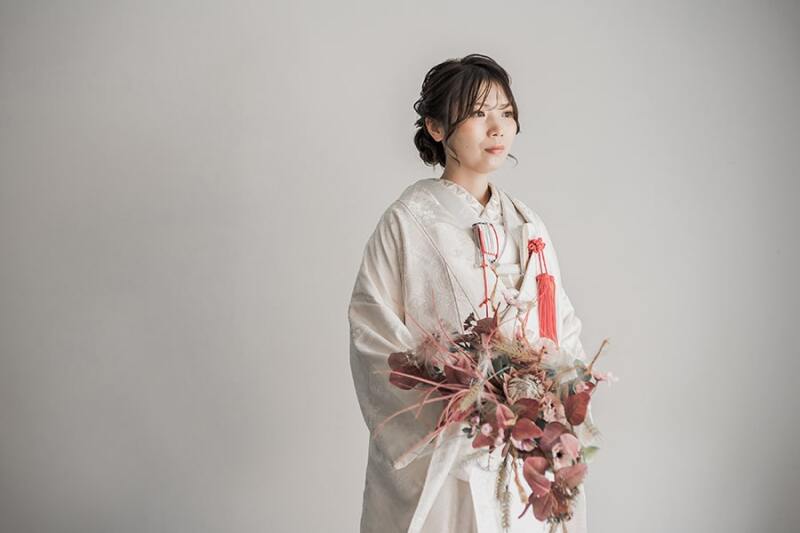 白無垢を活かして