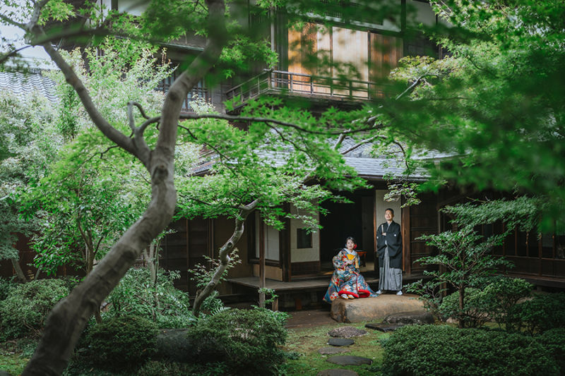 お庭の自然もたっぷり