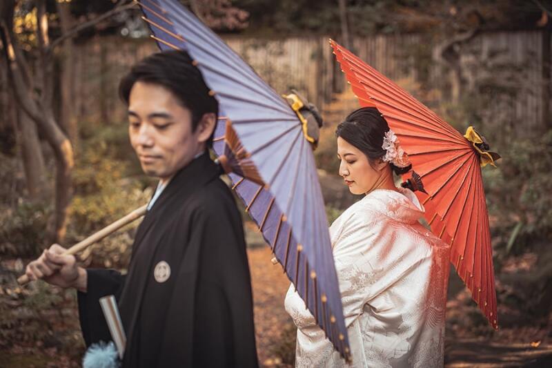 番傘を使いながらバリエーションをプラス!