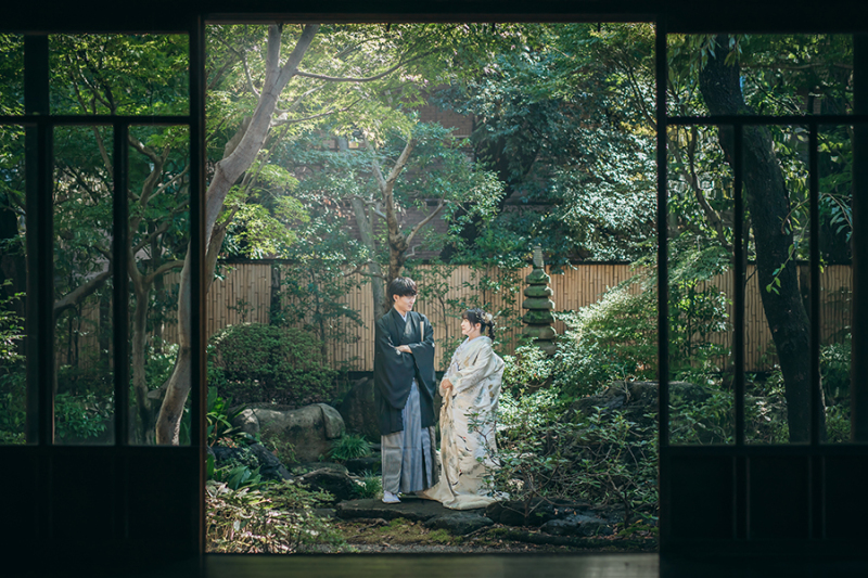 お庭の緑もたっぷり