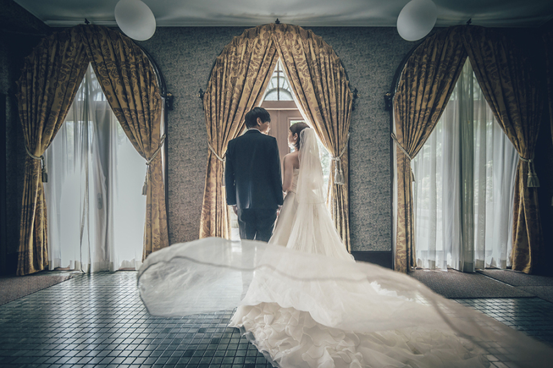 ベールショットも素敵♡