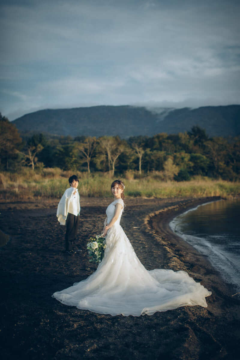 夕日に包まれてラストカット