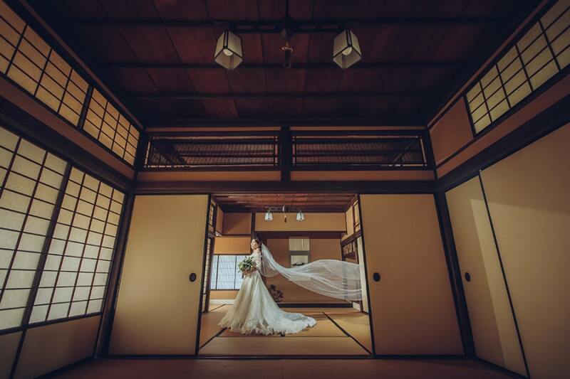 ベールがふんわり