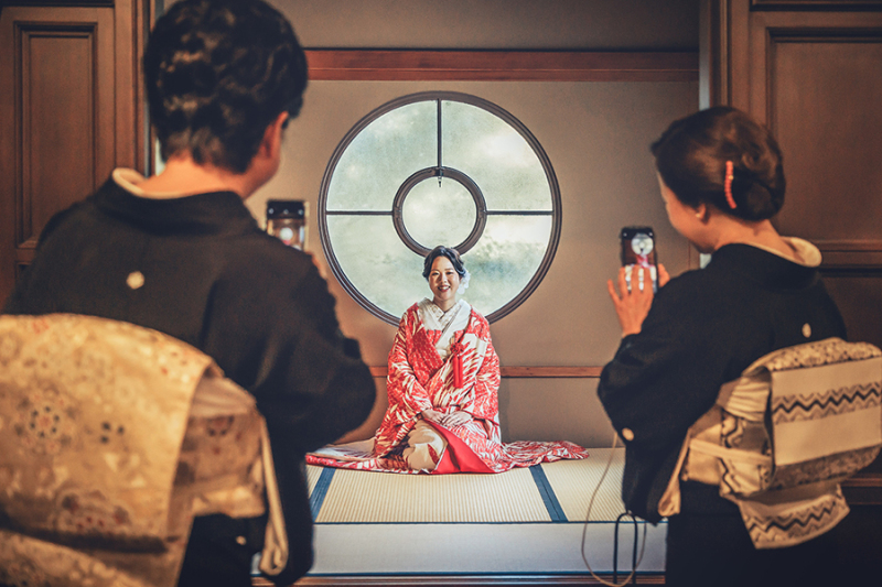 おふたりらしいお写真も