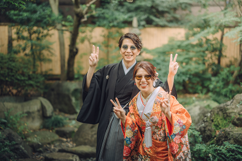 おふたりらしいお写真も