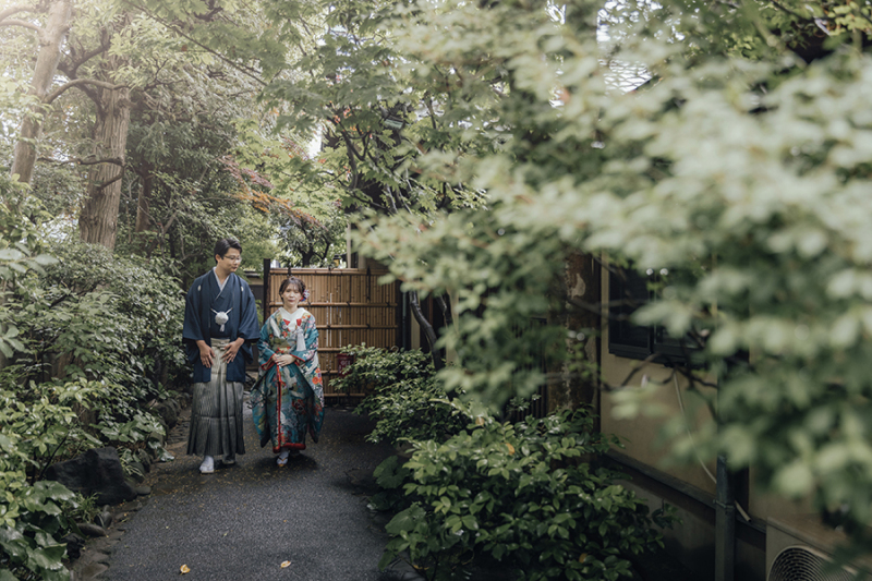 お庭の緑もたっぷり