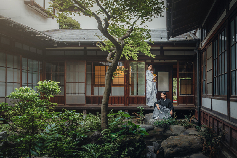 中庭の雰囲気を楽しめるのは泉山邸だけ!