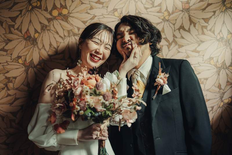 おふたりらしいお写真も