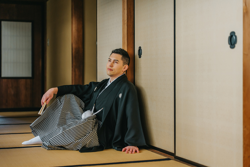 ご新郎様のソロショット