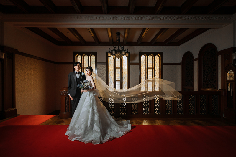 ベールショットも素敵♡