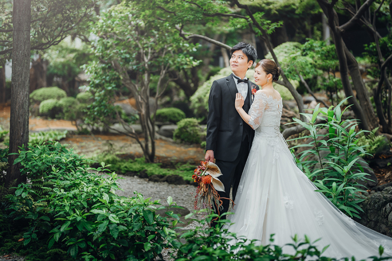 お庭の緑もたっぷり