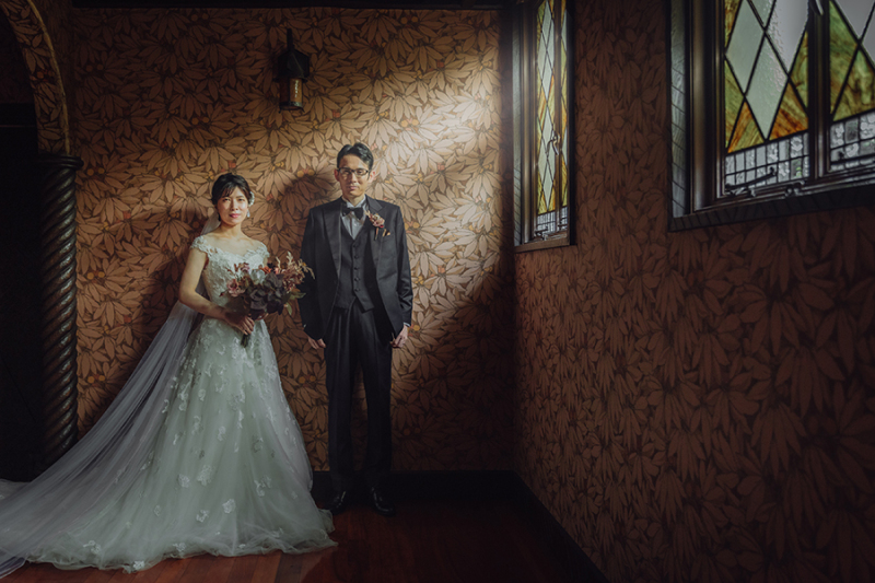 窓際で自然を活かして