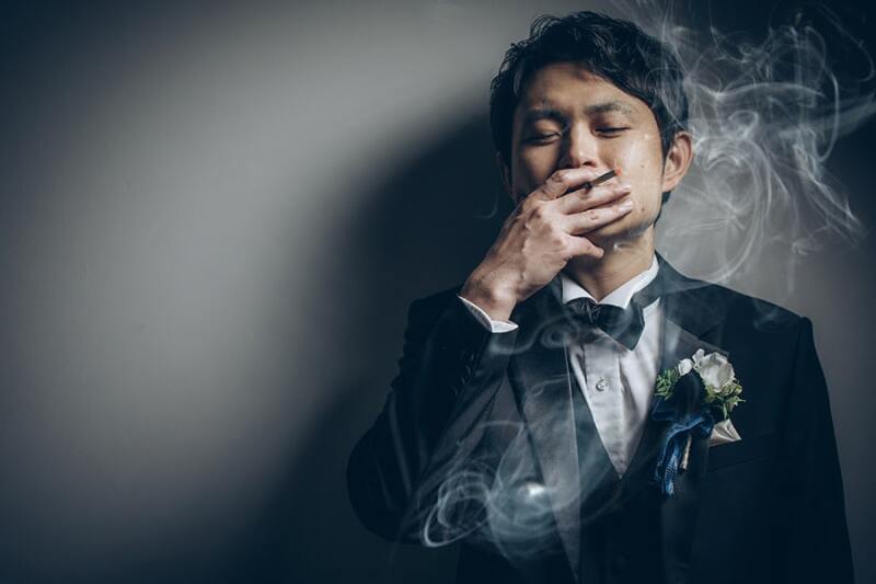 ご新郎様のソロショット