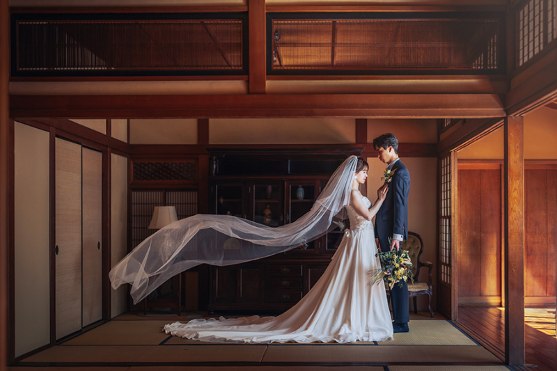 ベールショットも素敵♡