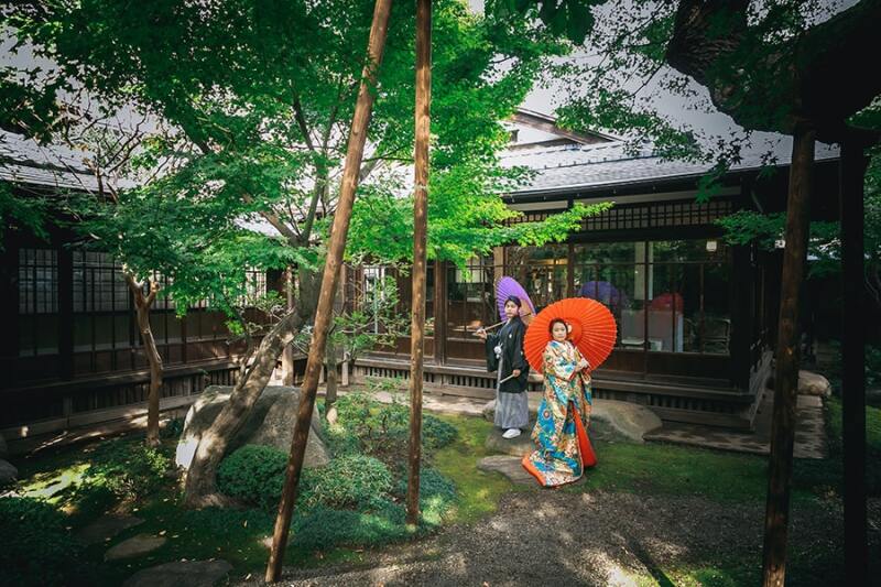 まずはお庭でゆったりと