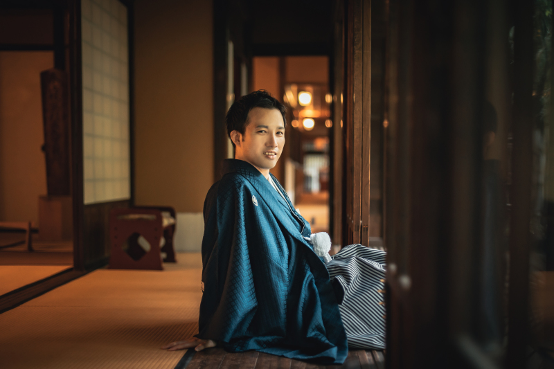 ご新郎様もリラックスした様子…