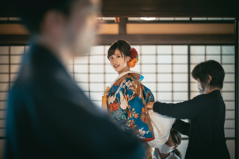 色打掛へ衣装チェンジ!