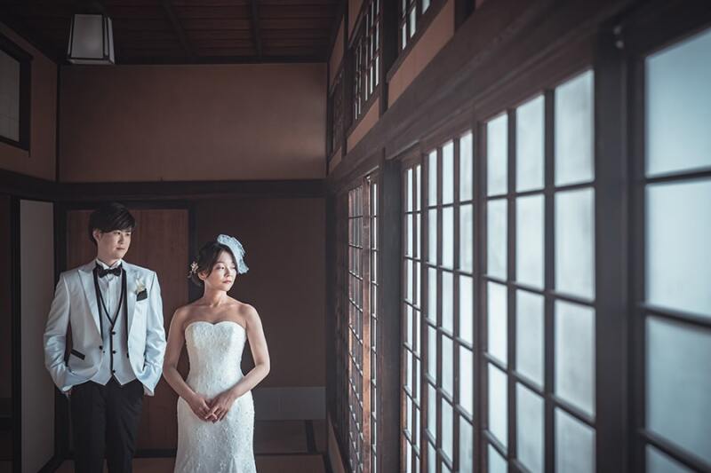 ドレスにお着替えして撮影再開!