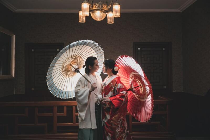 10:25 室内でも番傘アクセントで