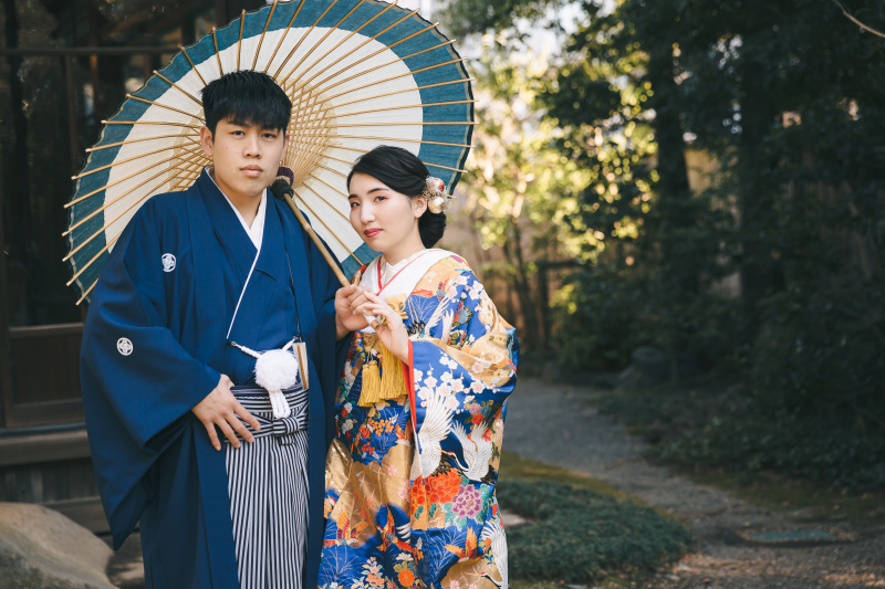 14:00 最後に番傘を使ったお写真も