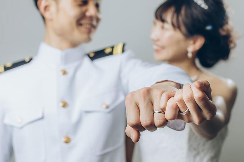 指輪のお写真もひと工夫♪