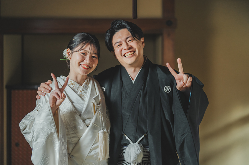 おふたりらしいお写真も