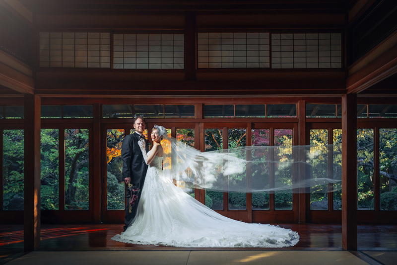 ベールショットも素敵♡