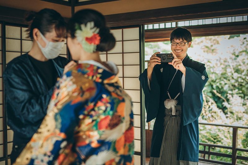 おふたりらしいお写真も