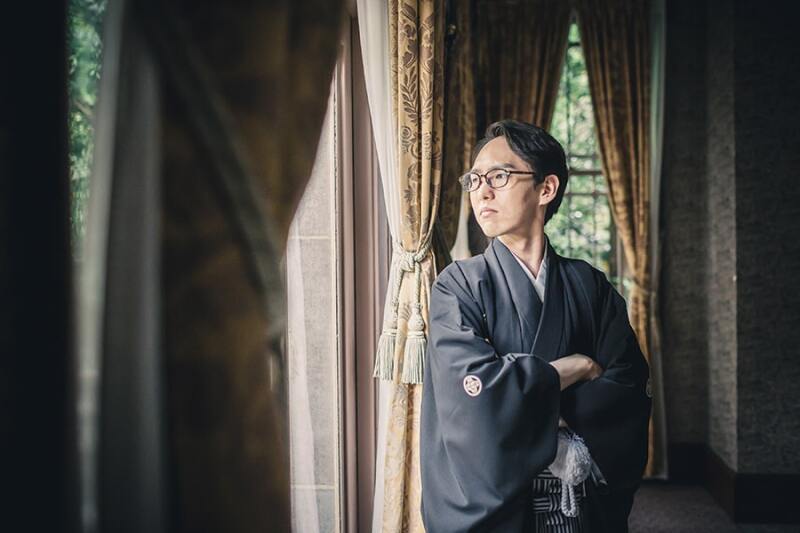 ご新郎様のソロショット