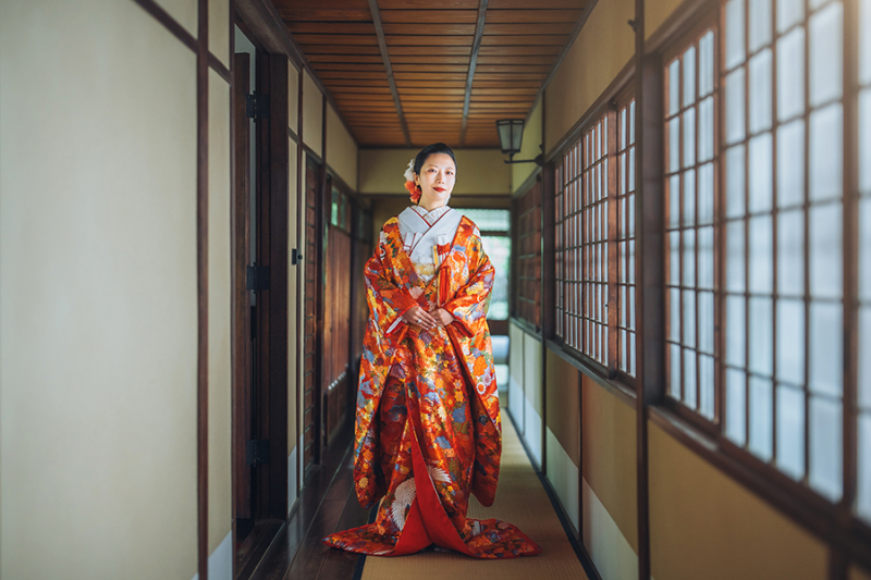 廊下でのカッコいいお写真も