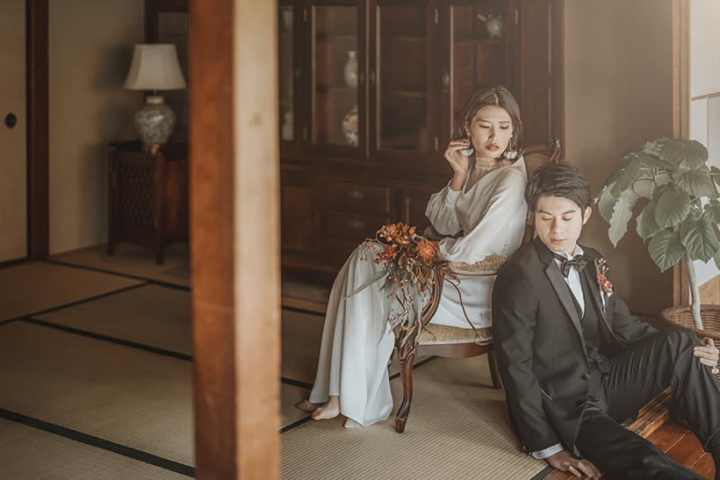 窓際で自然を活かして