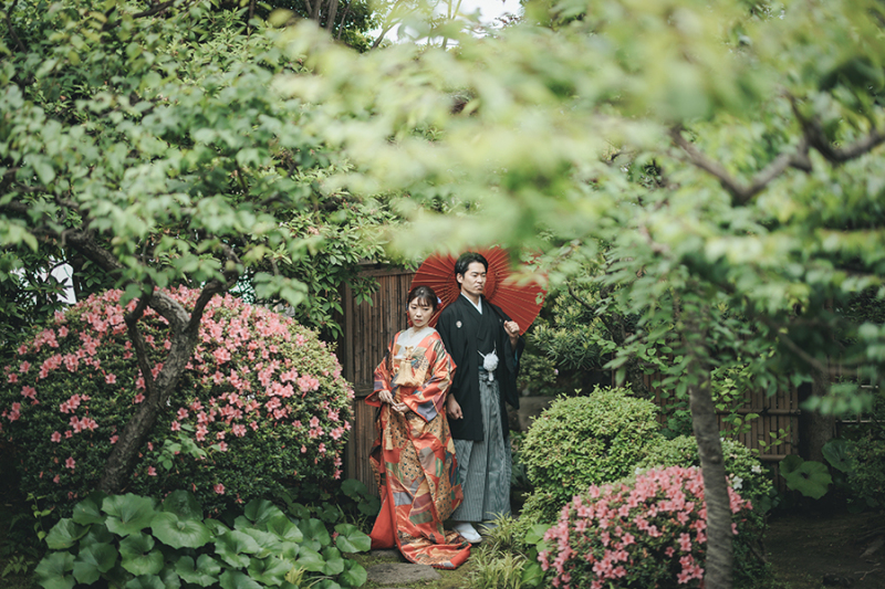 お庭の緑もたっぷり