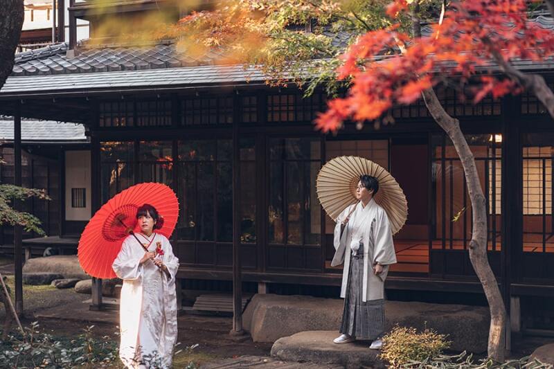 縁側付近での撮影も情緒的!