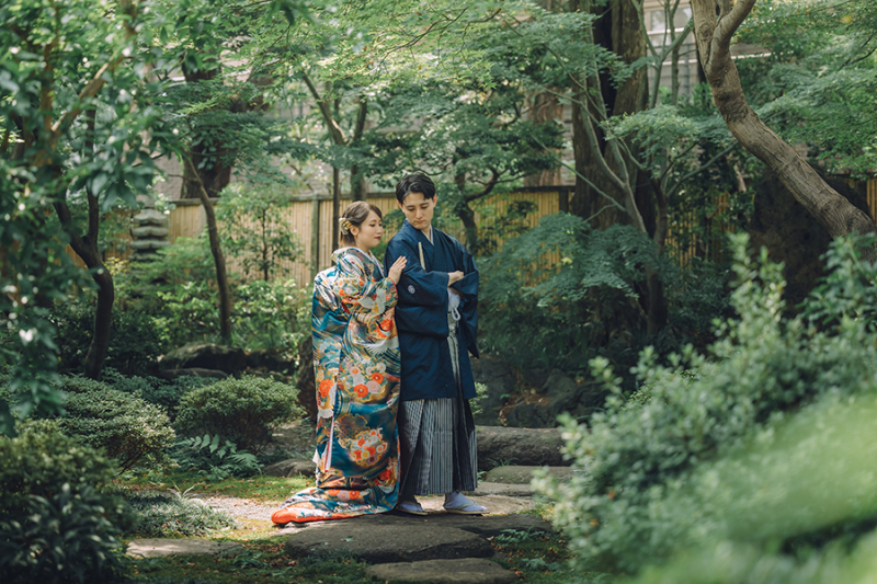 お庭の自然もたっぷり