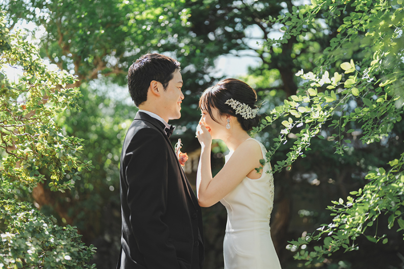 おふたりらしいお写真も