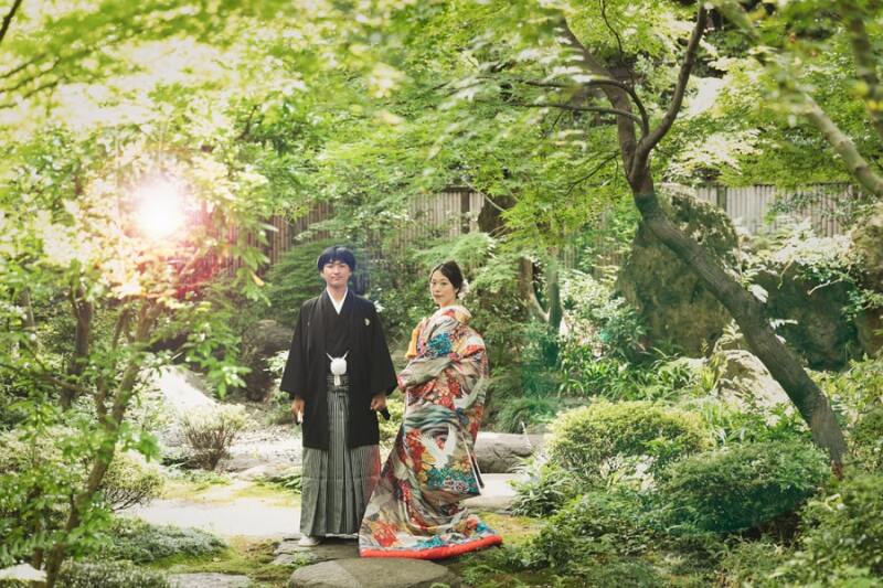 11:05 お庭を堪能しながら撮影!