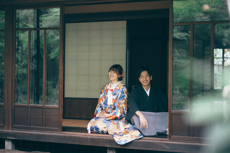 縁側でのんびりショット