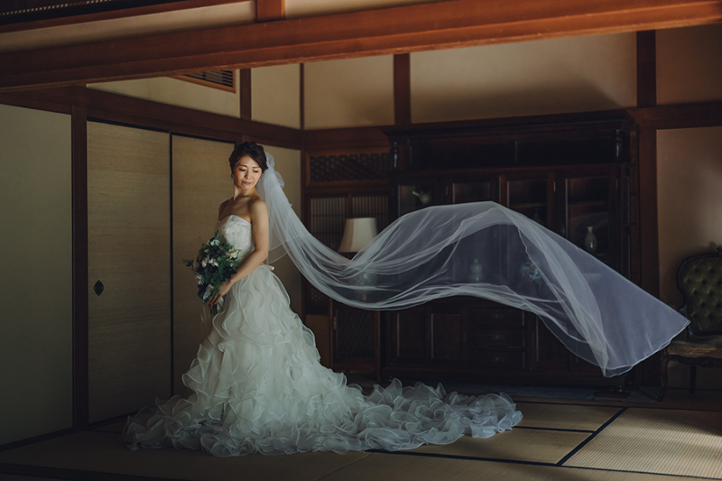 ベールショットも素敵♡