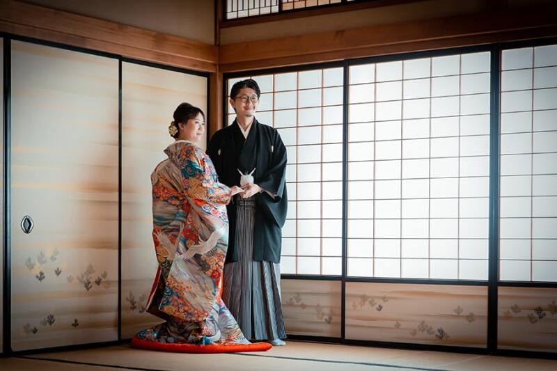 和室での撮影